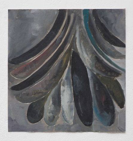Ana Mazzei, Cage: bunch, 2023-2024, Oil and pastel on canvas, 41 x 39.4 cm