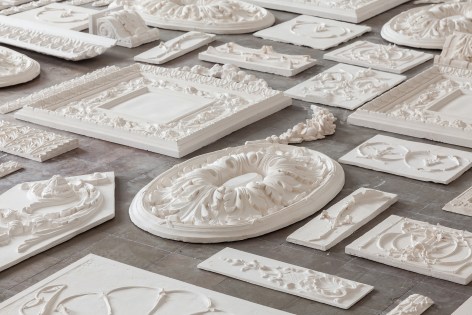 Michael Rakowitz, The flesh is yours, the bones are ours&nbsp;(plaster casts) (detail), 2015