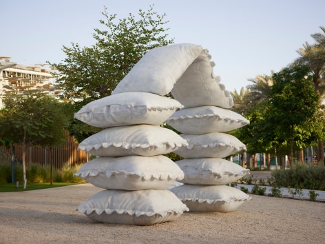 Afra Al Dhaheri,&nbsp;Pillow Fort Playground (نلعب بيت؟), 2021
