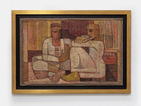 Samir Rafi, Deux Hommes Accroupis,&nbsp;1957