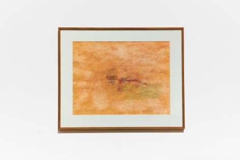 Chaouki Choukini, Lieu 3, 1992, Watercolor on paper, 45.5 x 59.5 cm