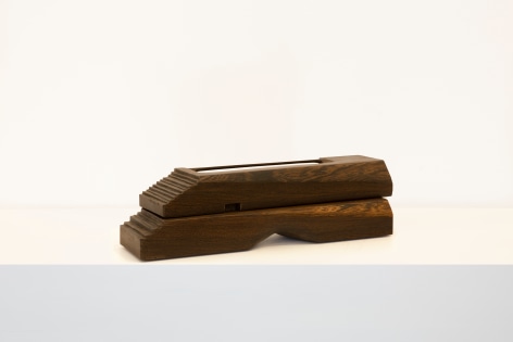 Chaouki Choukini, Paysage, 1993, Wangu&eacute;/Wenge, 16 x 61 x 14 cm