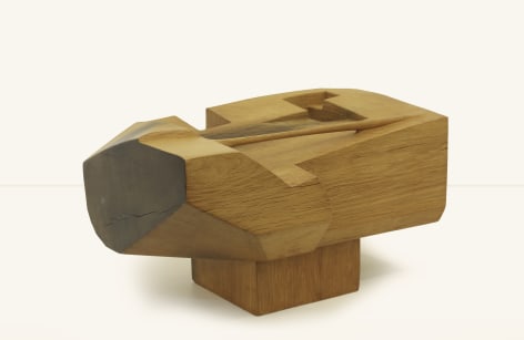 Chaouki Choukini, Lieu, 1995, Ch&ecirc;ne/Oak, 24 x 45.5 x 25 cm