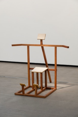 &nbsp;Ana Mazzei, Ecstasy, 2015, Wood, felt and iron, 120 x 150 x 60 cm