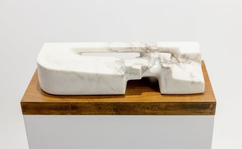 Chaouki Choukini, Paysage, 1983, Marble, 10 x 51 x 19 cm