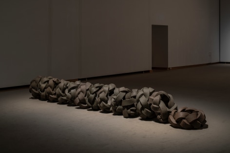 Afra Al Dhaheri, Split Ends, 2020, Installation view at Aichi Triennale 2025, Japan