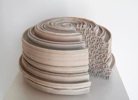 Nazgol Ansarinia, Article 49, Pillars, 2014, Cast resin &amp;amp; paint, 20 x 40 x 40 cm