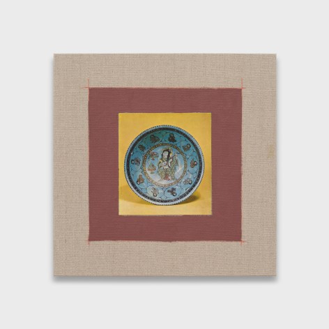 Kamrooz Aram, Variations on Turquoise Bowl (detail), 2025