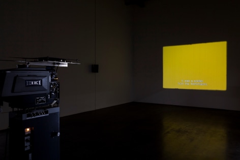 Rossella Biscotti, Yellow Movie, 2010&nbsp;, 16mm film, optical sound, 22&rsquo;, subtitles in English