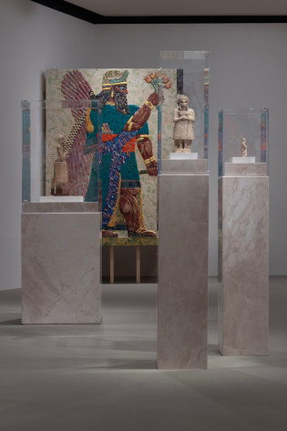 Allspice | Michael Rakowitz &amp;amp; Ancient Cultures, 2025, Installation view. A collaboration between NEON + the Acropolis Museum