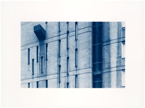 Seher Shah and Randhir Singh, Studies in Form, Brownfield Estate&nbsp;(detail), 2018, Cyanotype prints on Arches Aquarelle paper, 38 x 56 cm