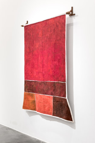 Ana Mazzei, Red Drop, 2018, Acrylic on linen, 210&nbsp;x 190&nbsp;cm