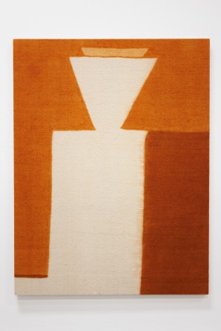 M&#039;barek Bouhchichi, Terra No. 3, 2024, Natural weaving and dyeing, 210 x 160 cm