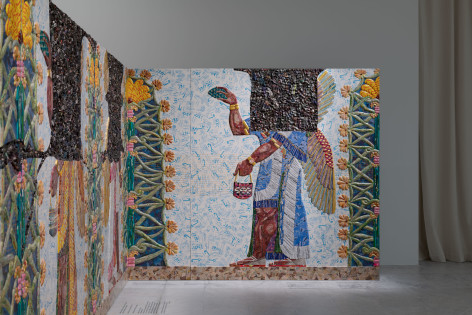 Michael Rakowitz, Proxies for Poets and Palaces, 2025, Installation view at Stavanger Art Museum, Norway, 2025