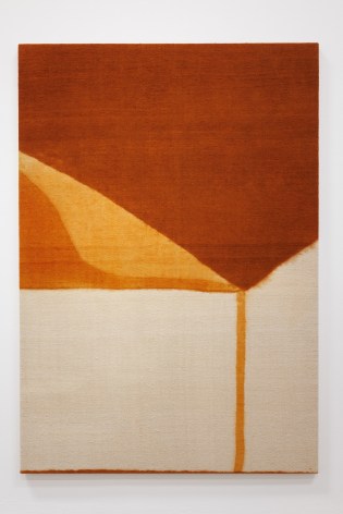 M&#039;barek Bouhchichi, Terra No. 2, 2024, Natural weaving and dyeing, 230 x 160 cm