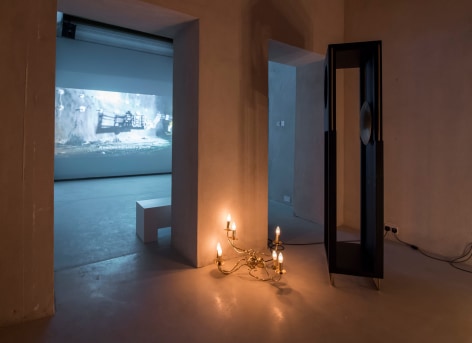 Shadi Habib Allah, Installation view at&nbsp;Tamawuj, Sharjah Biennial 13, Sharjah, UAE, 2017