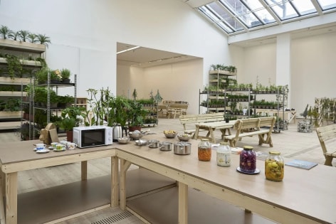 Michael Rakowitz: The Waiting Gardens of the North, Installation view at Baltic Centre for Contemporary Art, Gateshead, UK, 2023