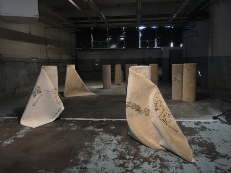 Hera B&uuml;y&uuml;ktaş&ccedil;ıyan, Reveries of an Underground Forest,&nbsp;2019, Carpets, Dimension Variable
