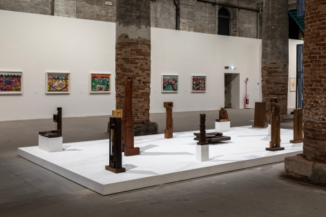 Chaouki Choukini at the 60th International Art Exhibition - La Biennale di Venezia,&nbsp;Stranieri Ovunque &ndash; Foreigners Everywhere, curated by Adriano Pedrosa, Photo by Marco Zorzanello&nbsp;&nbsp;&nbsp;&nbsp;&nbsp;&nbsp;