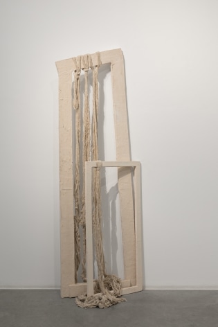 Afra Al Dhaheri, No. 3 (Absent yet present), 2020, Aqua resin and cotton rope