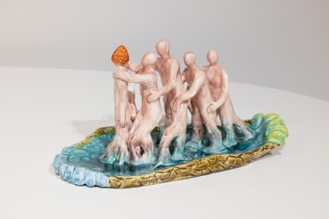 Dorsa Asadi, Take me to the river, 2023, Ceramics, 22 x 18 x 40 cm