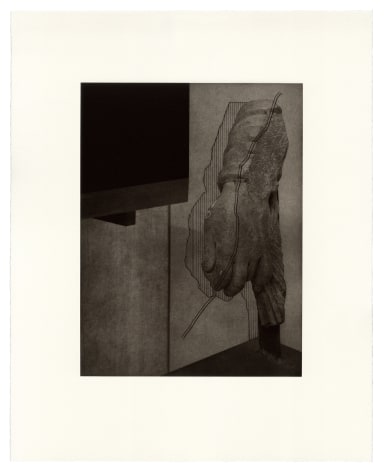 Seher Shah, Argument from Silence (broken limb), 2019, Polymer photogravures on Velin Arches paper