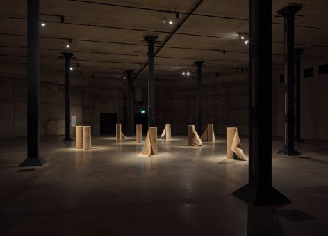 Hera Büyüktasçiyan, Reveries of an Underground Forest, 2019, Installation view at the East Tank, Level 0 Tate Modern, 2022