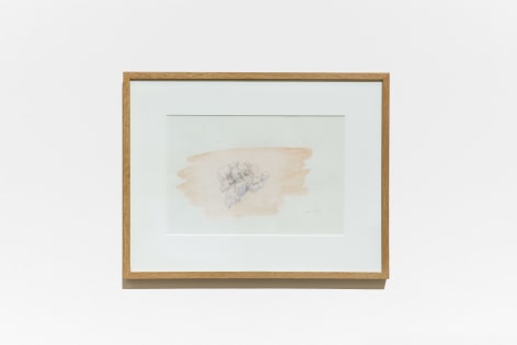 Chaouki Choukini, Citadelle 1, 1989, Pencil and watercolor on paper, 23.50 x 35.80 cm