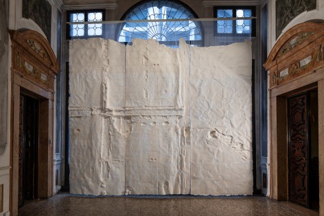 Nazgol Ansarinia,&nbsp;Installation view at The&nbsp;Spark&nbsp;is&nbsp;You: Parasol unit in Venice, Italy, 2019