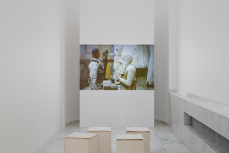 Michael Rakowitz, Proxies for Poets and Palaces, 2025, Installation view at Stavanger Art Museum, Norway, 2025