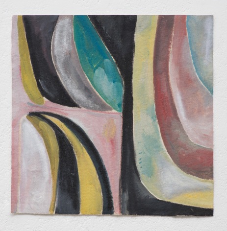 Ana Mazzei, Cage: abstract, 2023-2024, Oil and pastel on canvas, 39.5 x 40 cm