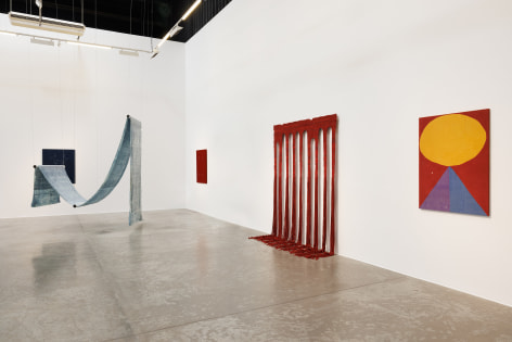 Reverberations: Textile as Echo, curated by Murtaza Vali, Installation view at Green Art Gallery, Dubai, 2024