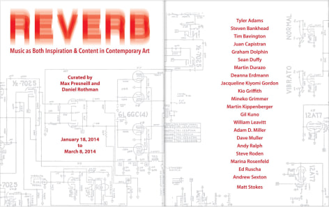 Reverb, catalogue title page