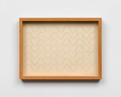 This is an image of a work on paper made by Ruth Vollmer in 1979 titled: I. 14.79.
