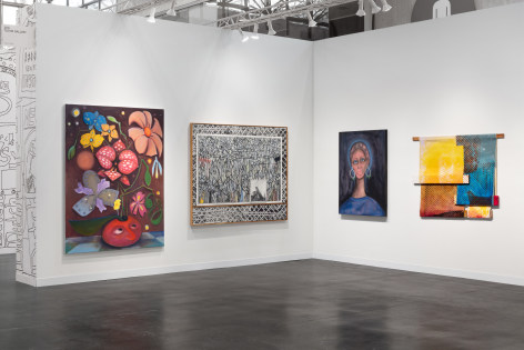 This is an image of Tilton Gallery's booth at the The Armory Show 2024.