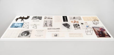 This is an image of an installation view of works by Ruth Vollmer at Tilton Gallery in 2025.