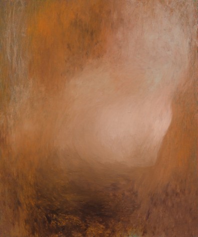 This is an image of a painting made by Rebecca Purdum in 1986 titled: Curve Ball.