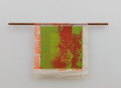 Tomashi Jackson &quot;Limited Value Exercise III (Brown, et. al. v. Board of Education of Topeka, et. al.)&quot;, 2014 Acrylic and silkscreen on gauze with copper support 24-3/8 x 23-5/8 inches