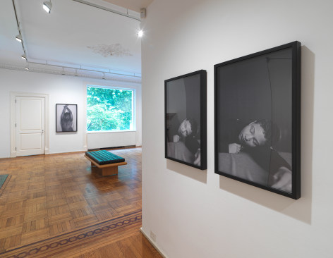 This image is an installation view of Texas Isaiah's photographs installed at Tilton Gallery.