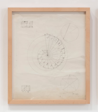 This is an untitled work on paper made by Ruth Vollmer in 1971.