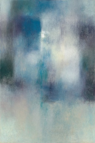 This is an image of a painting by Rebecca Purdum made in 1993 titled: Blue Passing (TS 380).