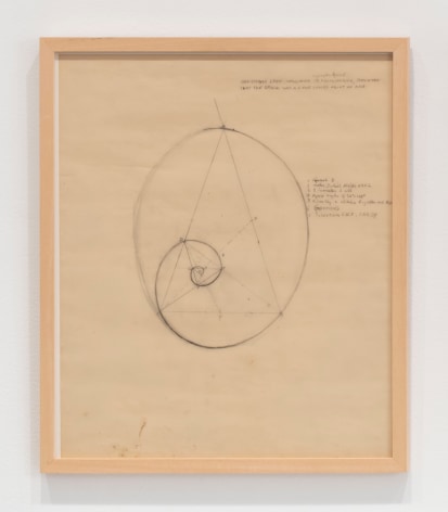 This is an image of a work on paper made by Ruth Vollmer titled: Untitled (Christopher Wren).