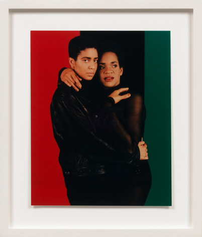 This is an image of an artwork by Lyle Ashton Harris made in 1994 titled &quot;Alex + Lyle&quot;.
