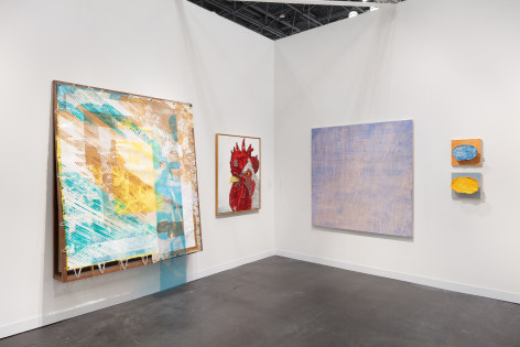 This is an image of Tilton Gallery's booth at the The Armory Show 2023.