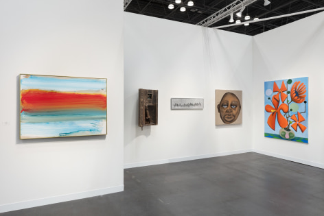 This is an image of Tilton Gallery's booth at the The Armory Show 2023.