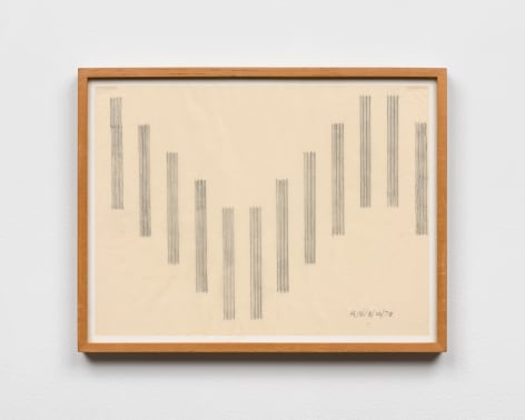 This is an image of a work on paper made by Ruth Vollmer in 1978 titled: 8/12/78.