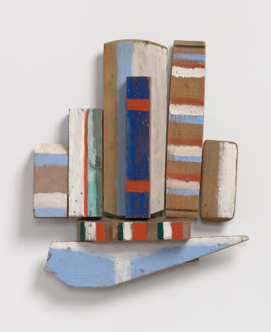 This is an image of a sculpture made by Betty Parsons in July, 1982 titled: Sailing Through the Sound.