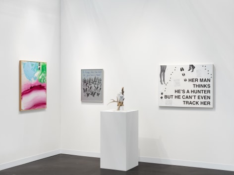 This is an image of Tilton Gallery's booth at the The Armory Show 2024.