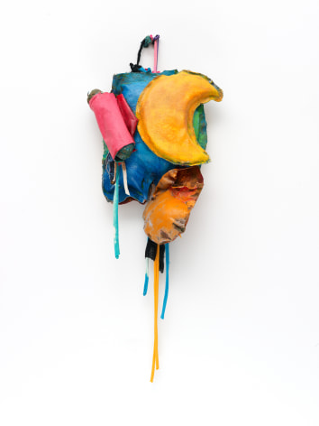 John Outterbridge &quot;Rag and Bag Idiom IV&quot;, 2012 Mixed media 32 x 12 x 5-3/4 inches