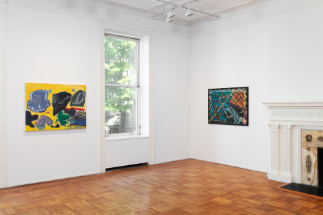 This is an image of an exhibition of paintings by Malcolm Mooney on view at Tilton Gallery.